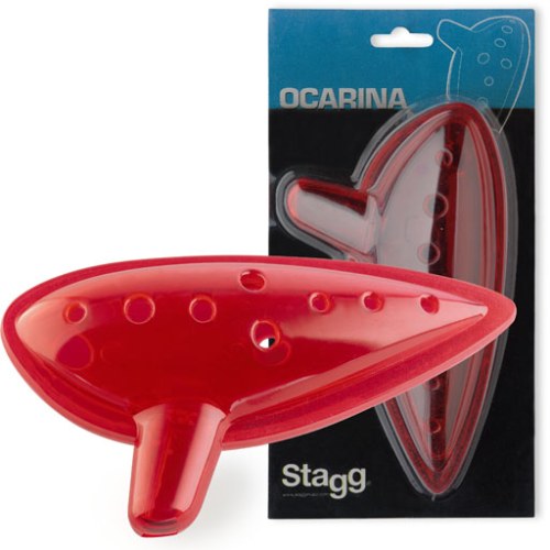 Ocarina Plastico Stagg - OCA-PL RD