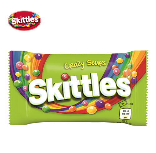 CHOC SKITTLES CRAZY TOUR - CAIXA 14 UNIDADES