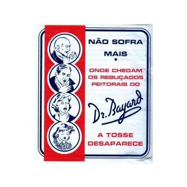 SAQUETA REBUÇADOS PEITORAL DR. BAYARD - 100Gr.
