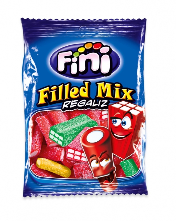 FILLED MIX FINI CAIXA COM 12 SAQUETAS de 90Gr