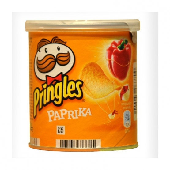 PRINGLES PAPRIKA - CAIXA 12 LATAS
