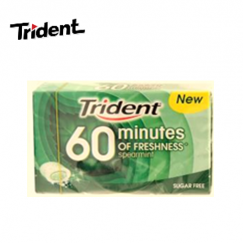 TRIDENT SPEARMINT 60 MINUTOS - CAIXA 16 UNIDADES