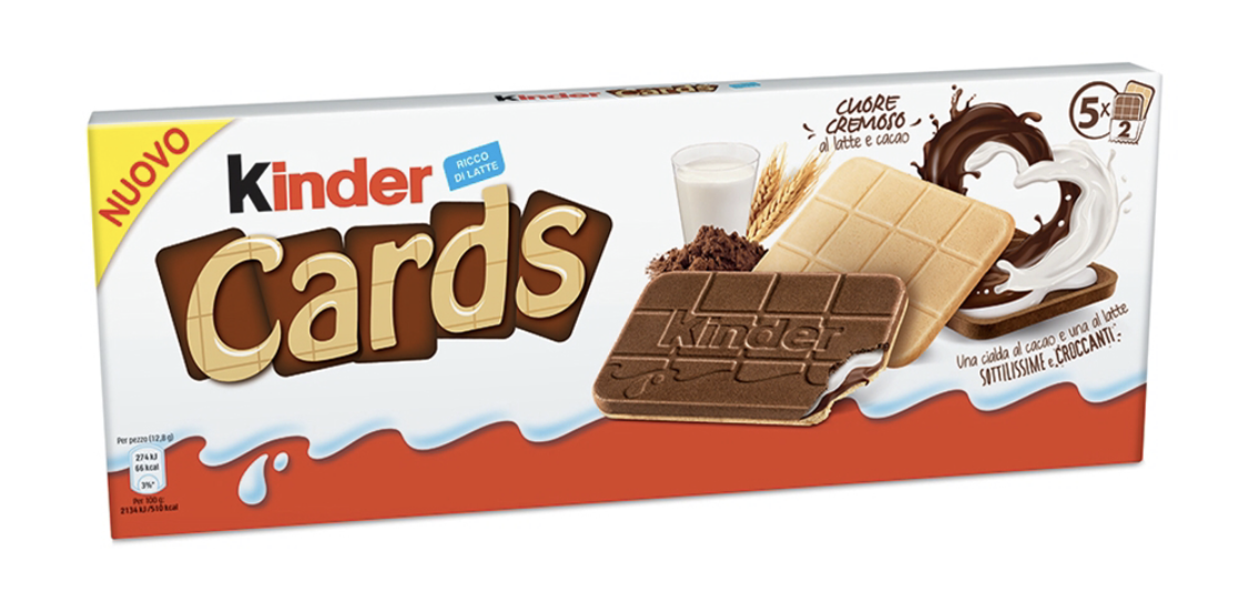 CHOCOLATE KINDER CARDS T5 CAIXA COM 20 UNIDADES x 5