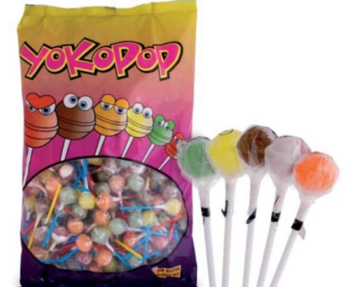 CHUPAS YOKOPOP CERDAN - SACO 200 UNIDADES