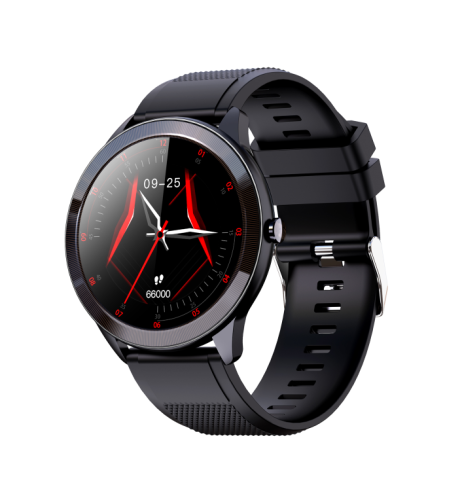 SMARTWATCH LEOTEC 1,28" MULTISPORT WAVE PRETO