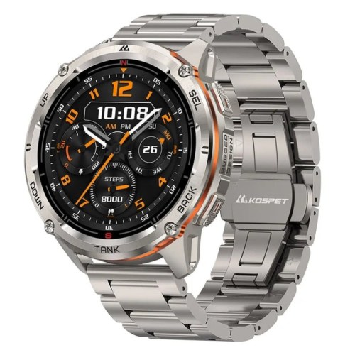 Smartwatch Kospet Tank T3 Ultra 2 Edição especial Prata