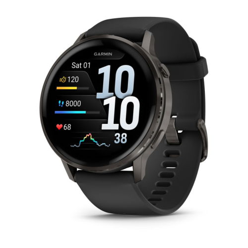 SMARTWATCH GARMIN VENU 4 45 MM BISEL PRETO