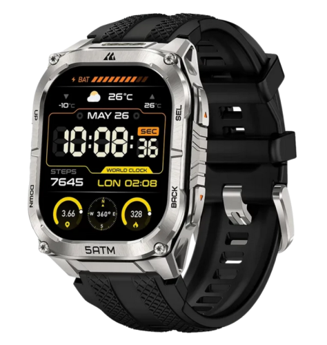 Smartwatch Kospet Tank M4C Prata